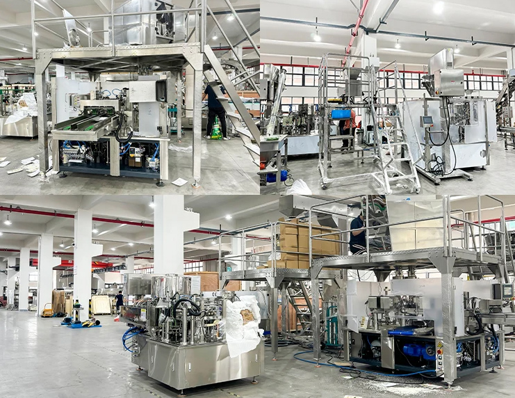rotary premade bag packing machine for powder manufacturers