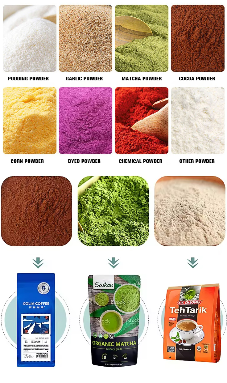 Packable powder materials