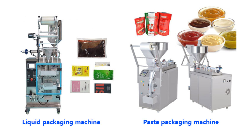 Difference between liquid and paste packaging machine