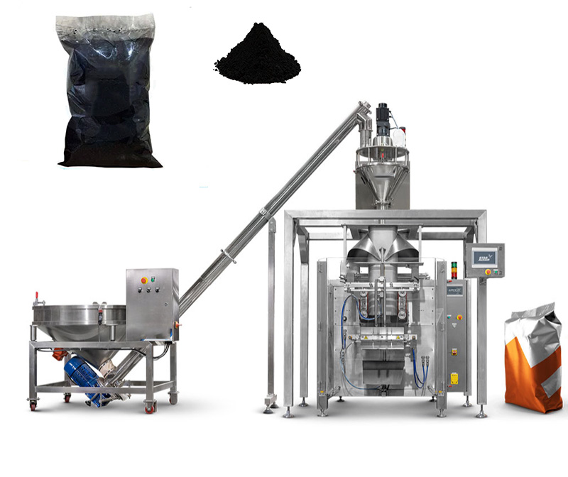 Recycled carbon black powder packaging machine