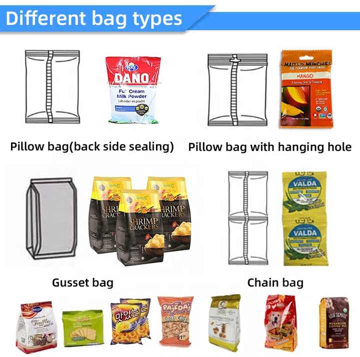 Features of automatic vertical baler packing machine
