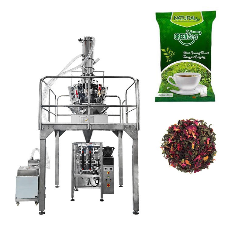 Structure of Combined Weighing And Packaging Machine With Vacuum Feeder
