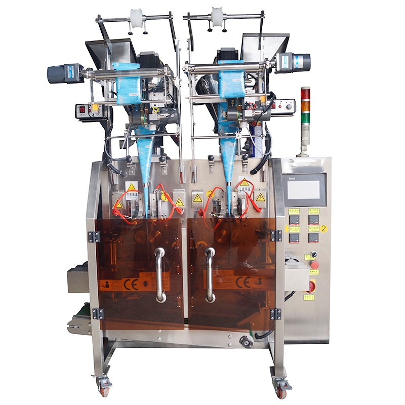 Application of Double Feeding Vertical Packaging System