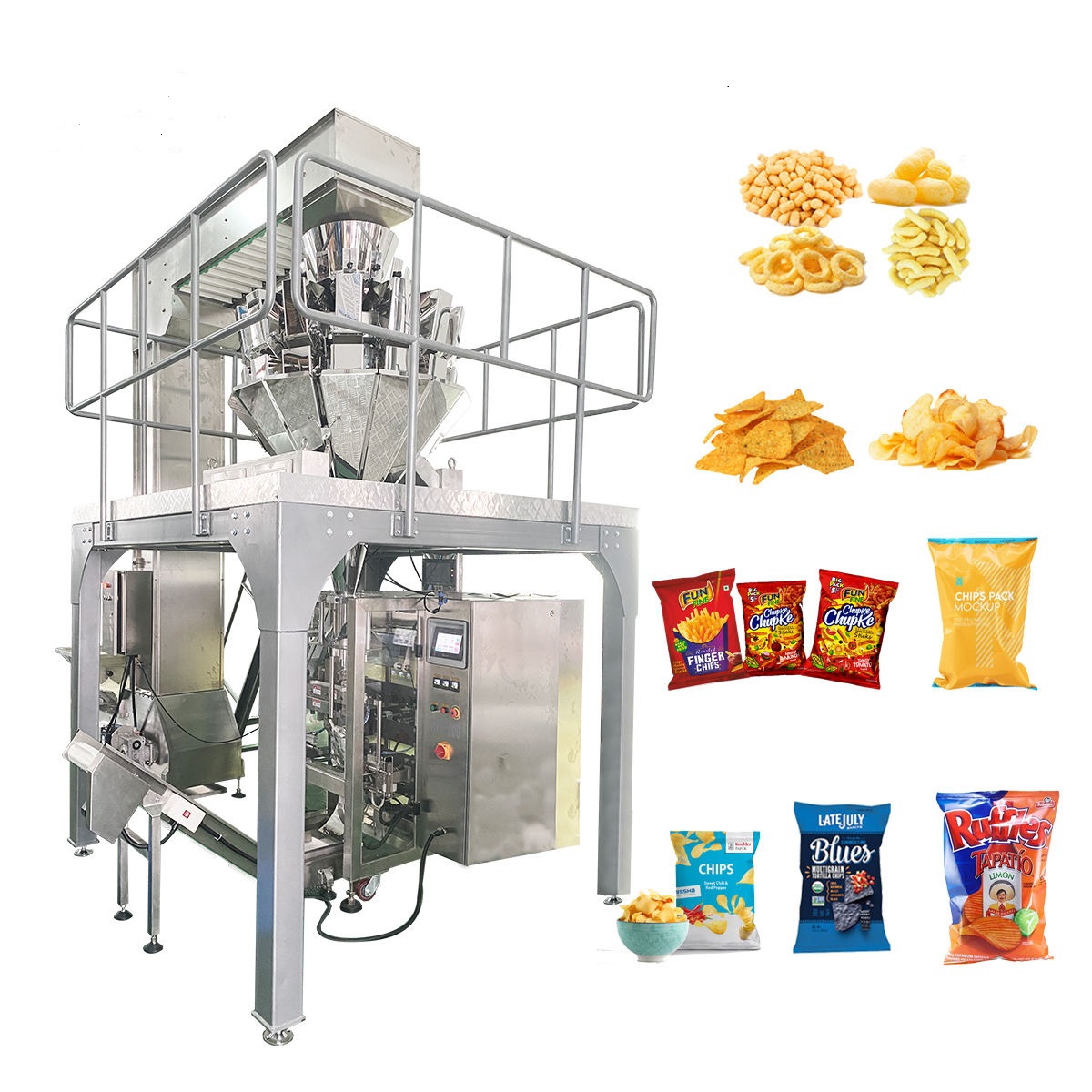 What is an Automatic Vertical Film Weighing and Packaging Machine for Chips?
