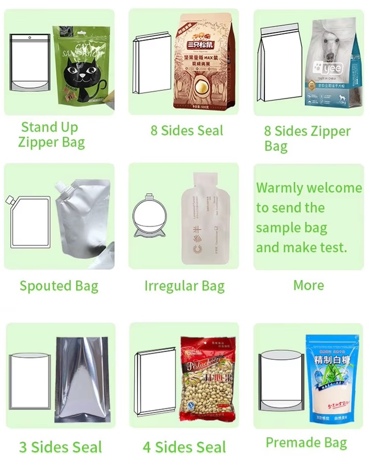 Packaging bag classification